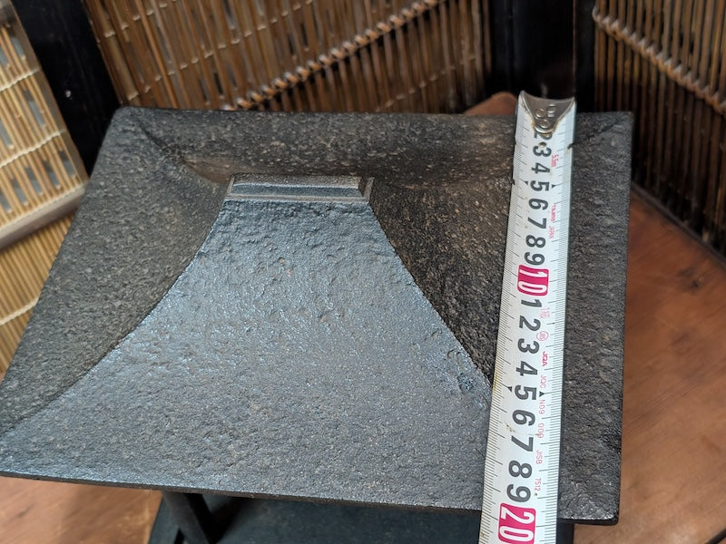 1950s Japanese Cherry Blossom Shrine Nambu Iron Bell Antique Metal Craft