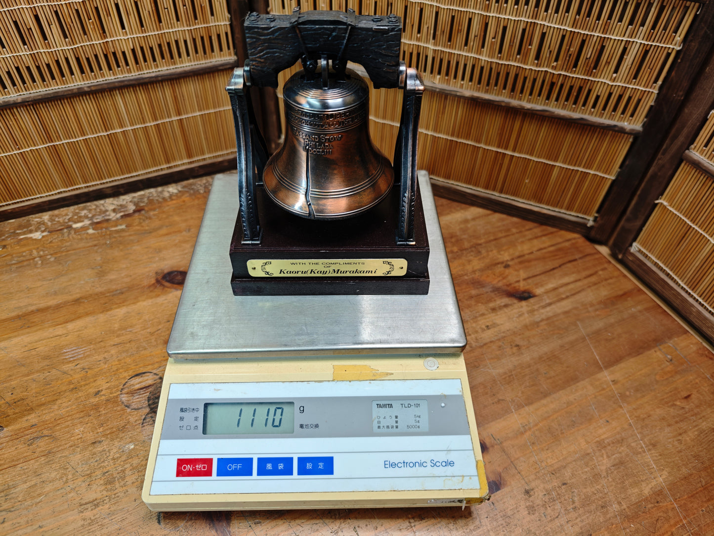 2024 Liberty Bell Replica Collectible with Original Box Americana Display