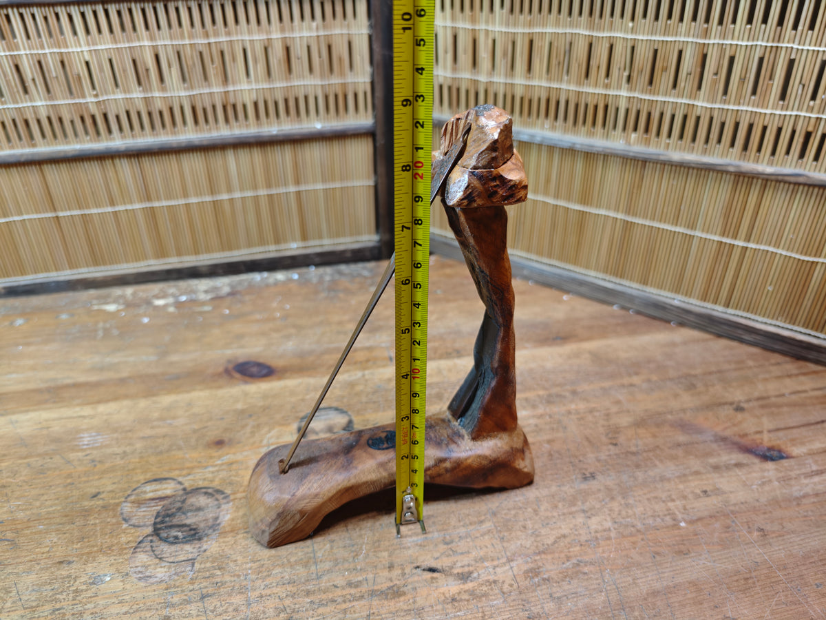 Antique Japanese Copper Kogai Hairpin Edo-Meiji Era Samurai Ornament