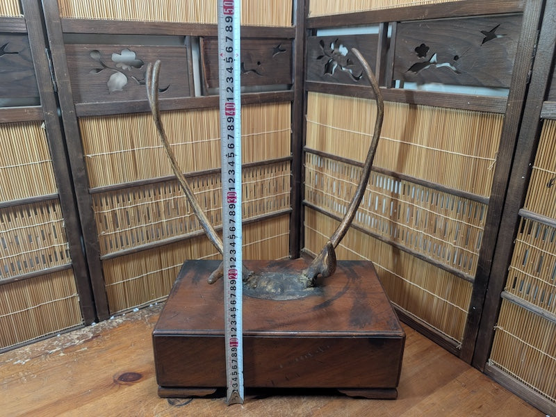 Extremely Rare 1920s Japanese Katana Stand Large Heavy Samurai Display