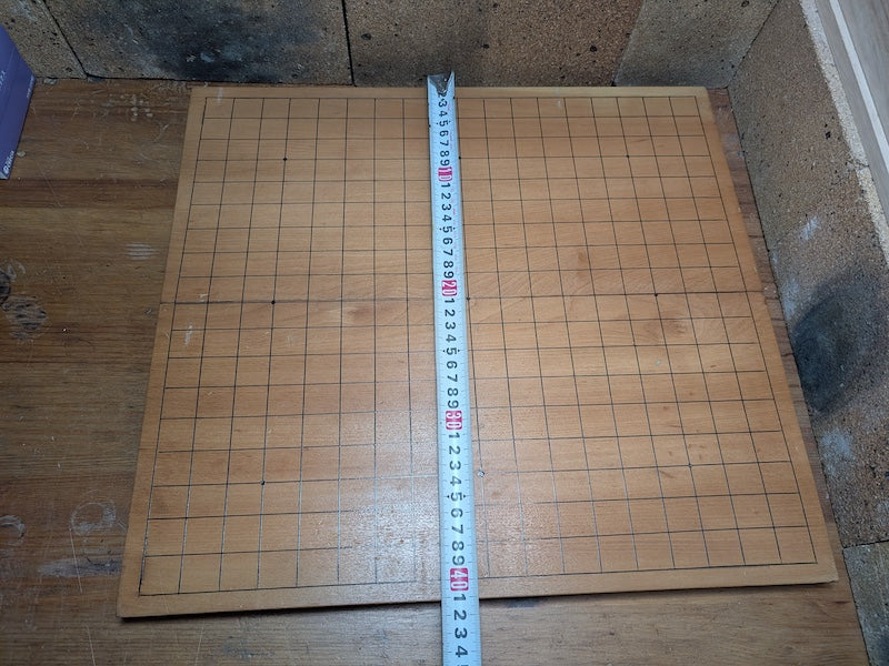 Japanese Go Game Hand engraved folding board Vintage Made in Japan C55