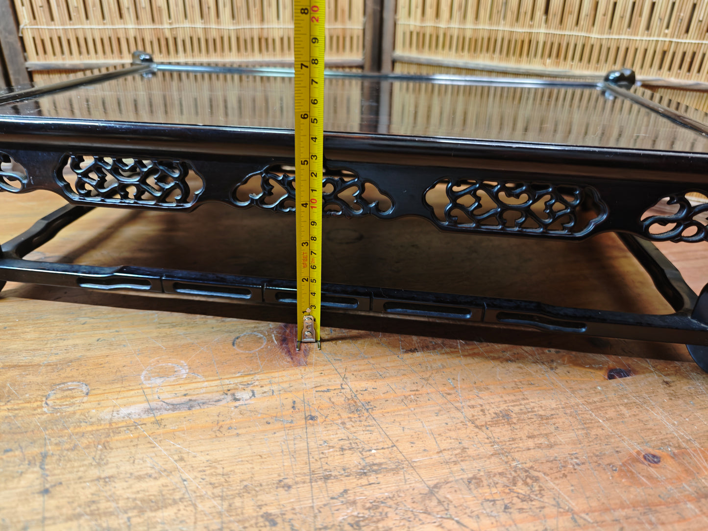 Japanese Kokutan Bonsai Display Table Kadai Ebony Stand Vintage Japan