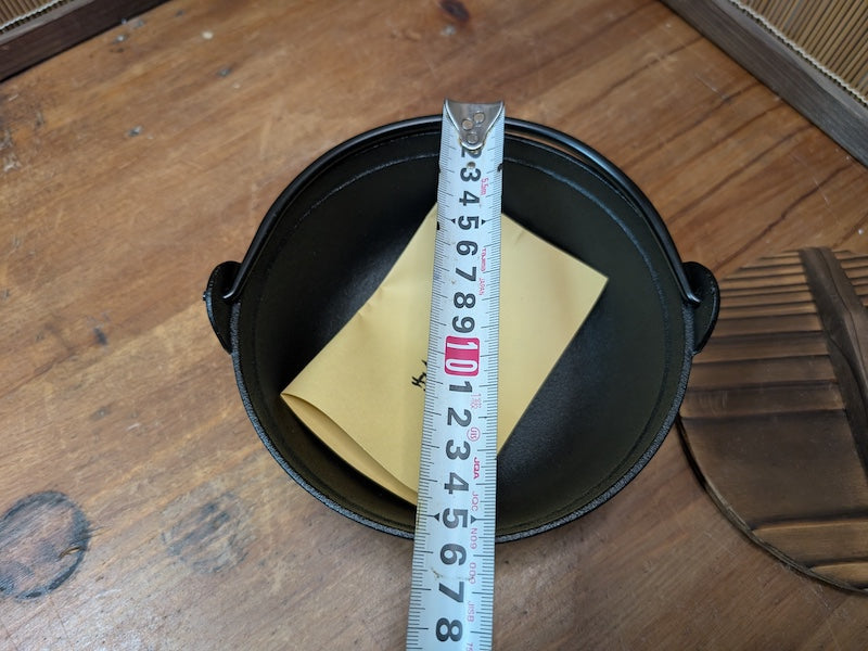 Japanese Nambu Cast Iron Sukiyaki Pot 1990s Unused With Lid Japan