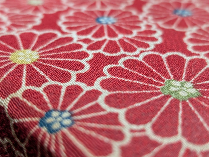 Japanese Vintage Kimono Fabric Drawer Box 1950s Storage Chest Rare Wabi-Sabi Decor