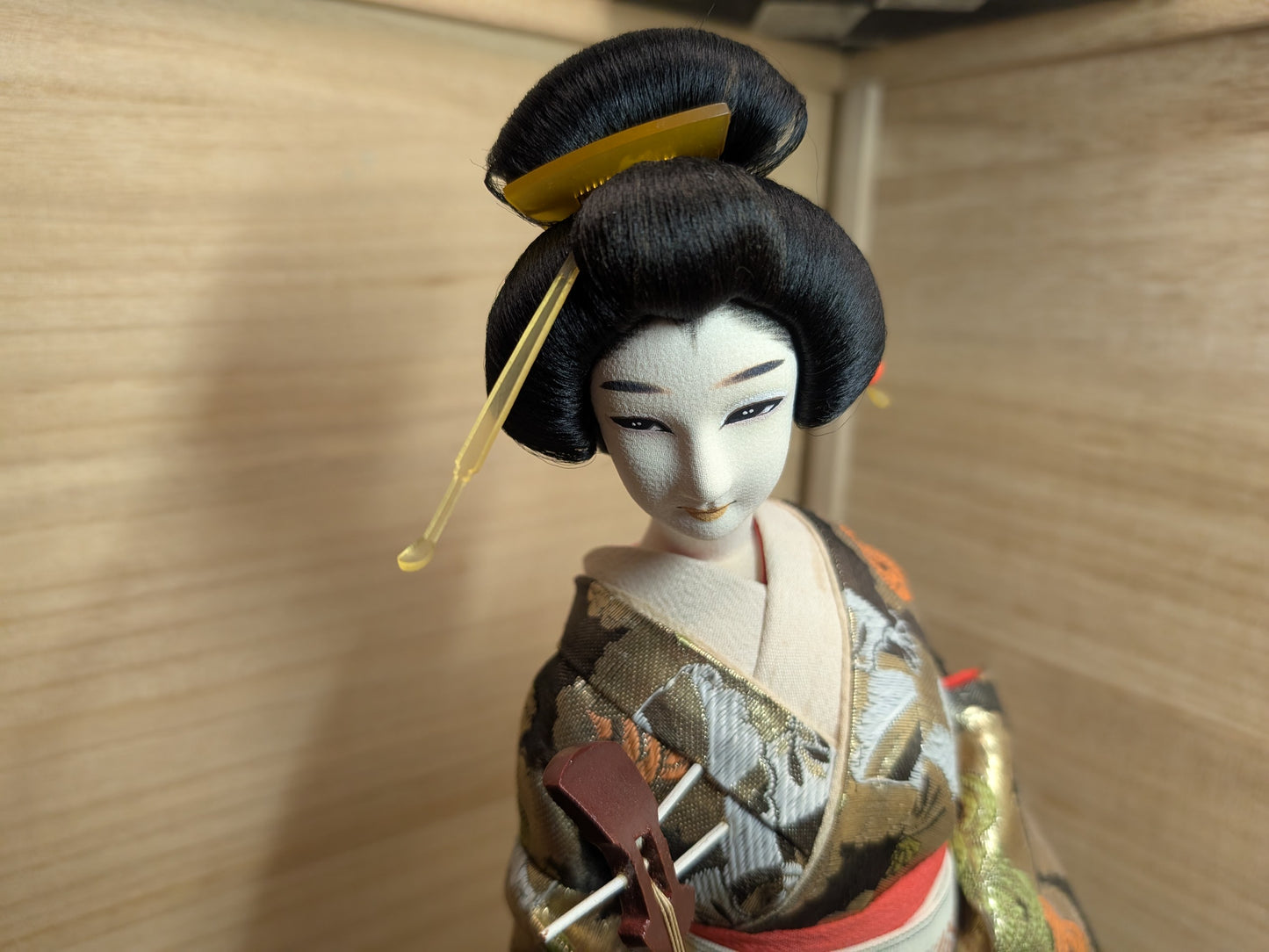 Japanese vintage Dancing Geisha doll kimono doll beautiful Handmade fabric kimono Geisha doll made in Japan (BB1)