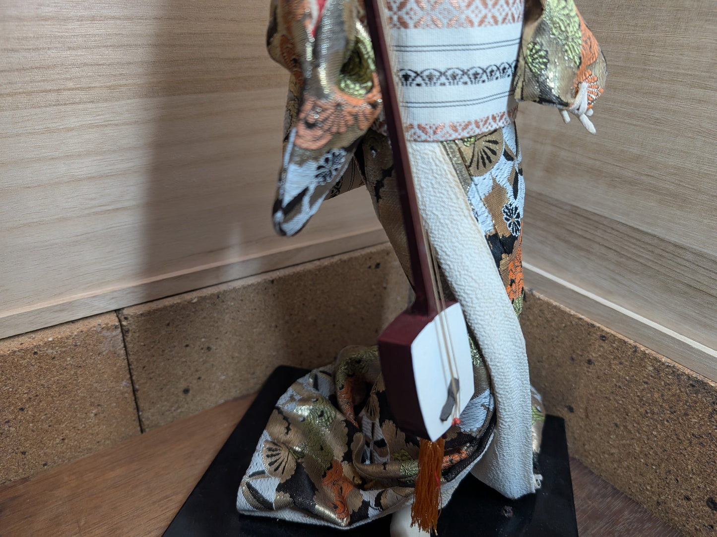 Japanese vintage Dancing Geisha doll kimono doll beautiful Handmade fabric kimono Geisha doll made in Japan (BB1)