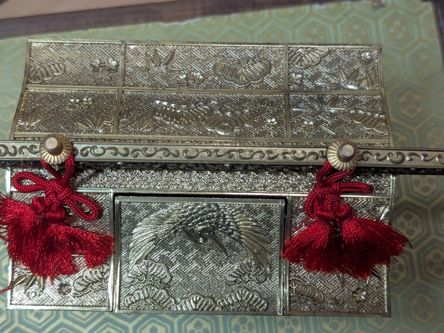 Japanese Antique Doll Girl Festival Handmade edo period taxi box late 1930s Made in Japan (J2) 1900s store