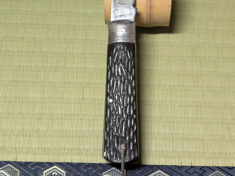 1950s Japanese Pocket Knife Signed – Forged Steel | Govt Auction Find