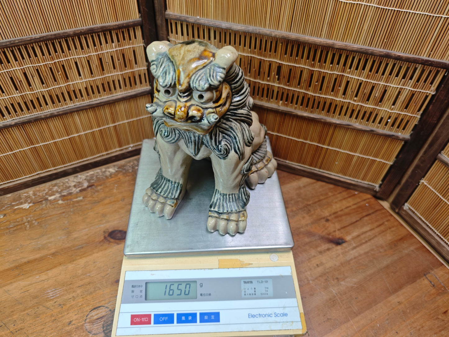 Traditional Okinawa Japan Shisa Shishi Giant Masterpiece Protector Guardian