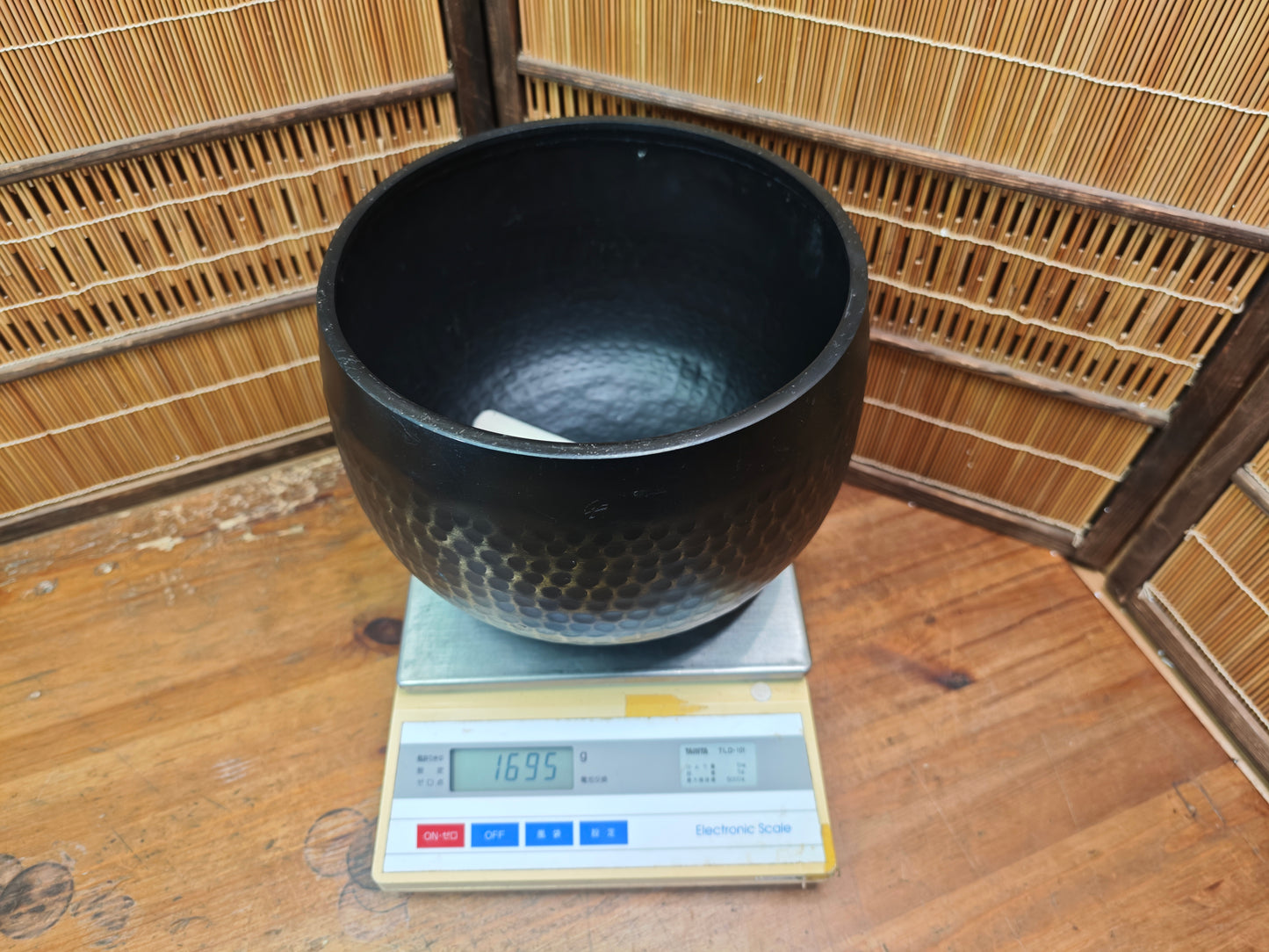 Japanese Bronze Rin Bell Set Temple Bell Vintage Meditation Tool
