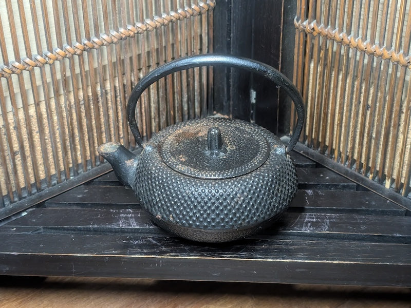 Japanese Nambu Cast Iron Teapot 1950s Unused Authentic Made in Japan