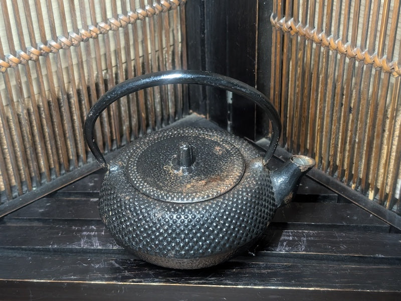 Japanese Nambu Cast Iron Teapot 1950s Unused Authentic Made in Japan