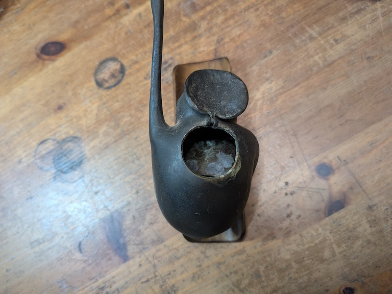 1800s Japanese Copper Bronze Monkey Incense Burner KORO Japan Auction