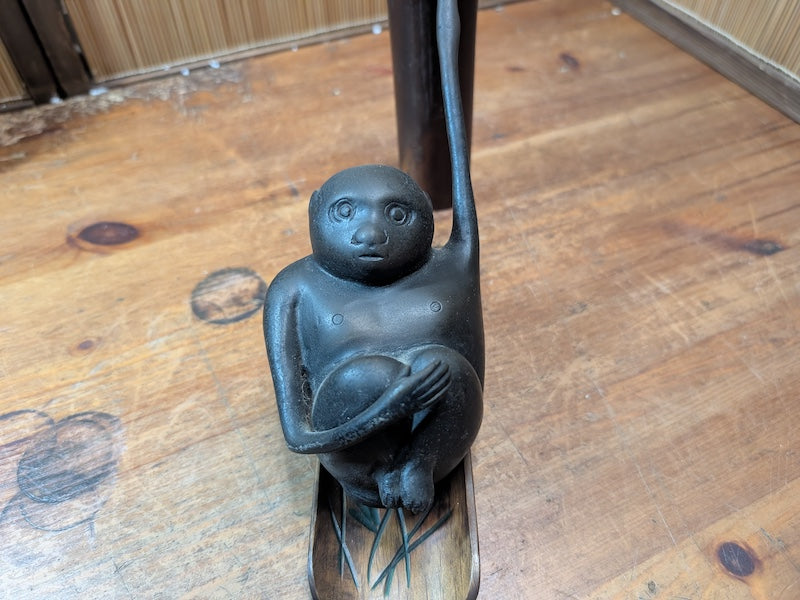 1800s Japanese Copper Bronze Monkey Incense Burner KORO Japan Auction