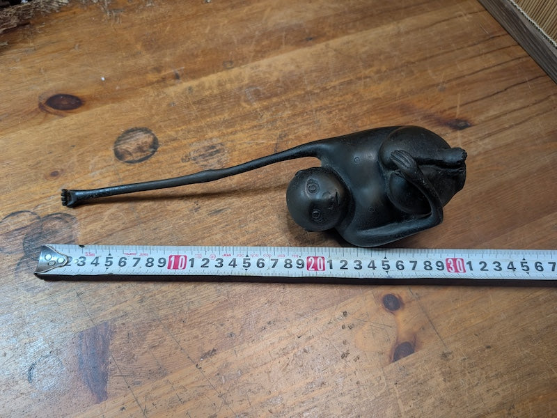 1800s Japanese Copper Bronze Monkey Incense Burner KORO Japan Auction