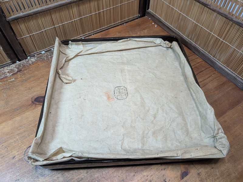 Extremely Rare 1800s Japanese Sakura Wood Tray Edo Meiji Urushi Signed