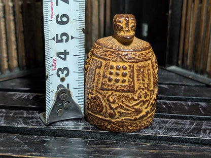 Aki Takehara Temple Bell Shorenji Steel Hand Bell Rare Japanese Korean Antique