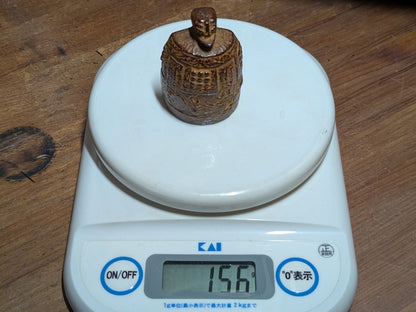 Aki Takehara Temple Bell Shorenji Steel Hand Bell Rare Japanese Korean Antique