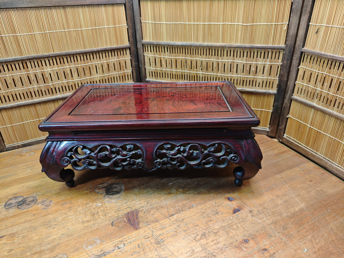 Japanese Vintage Sakura Wood Bonsai Table Kadai Display Stand