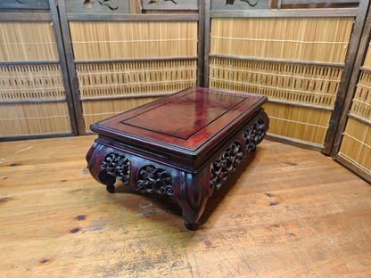 Japanese Vintage Sakura Wood Bonsai Table Kadai Display Stand