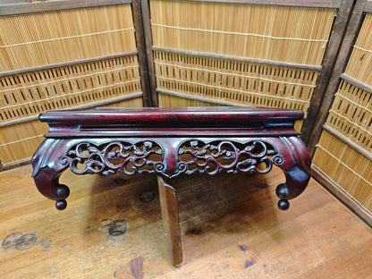 Japanese Vintage Sakura Wood Bonsai Table Kadai Display Stand
