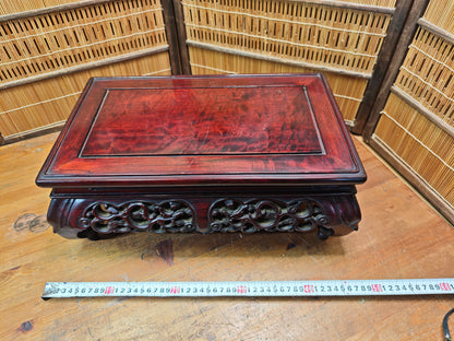 Japanese Vintage Sakura Wood Bonsai Table Kadai Display Stand