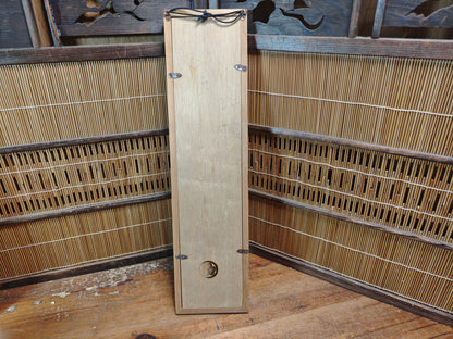 1950s Japanese Chokin Art Silver Gold Engraved Fuji Scroll Frame Vintage