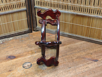 Authentic 1950s Japanese Sakura Rin Gong Stand Kadai Buddhist Altar