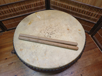 Japan Authentic Kitakyushu Gion Taiko Drum Large Festival Antique Big XL