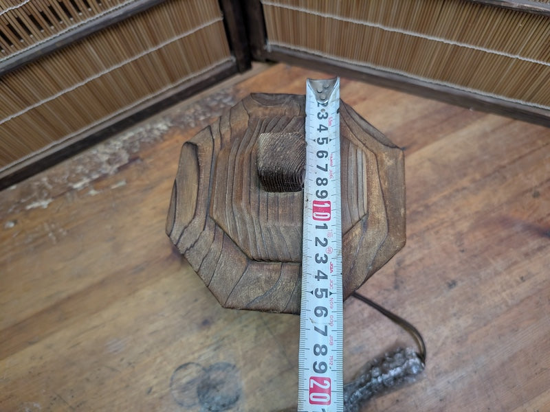 1960s Yaki Sugi Mini Toro Lamp Vintage Japanese Wood Lantern Japan Auction