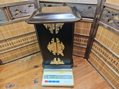 Japanese Ebony Wood Butsudan Buddhist Home Altar Shrine Kokutan
