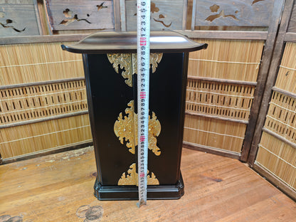 Japanese Ebony Wood Butsudan Buddhist Home Altar Shrine Kokutan