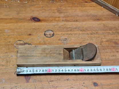 Japanese Kanna Hand Plane Vintage Carpenter Woodworking Tool Steel Blade