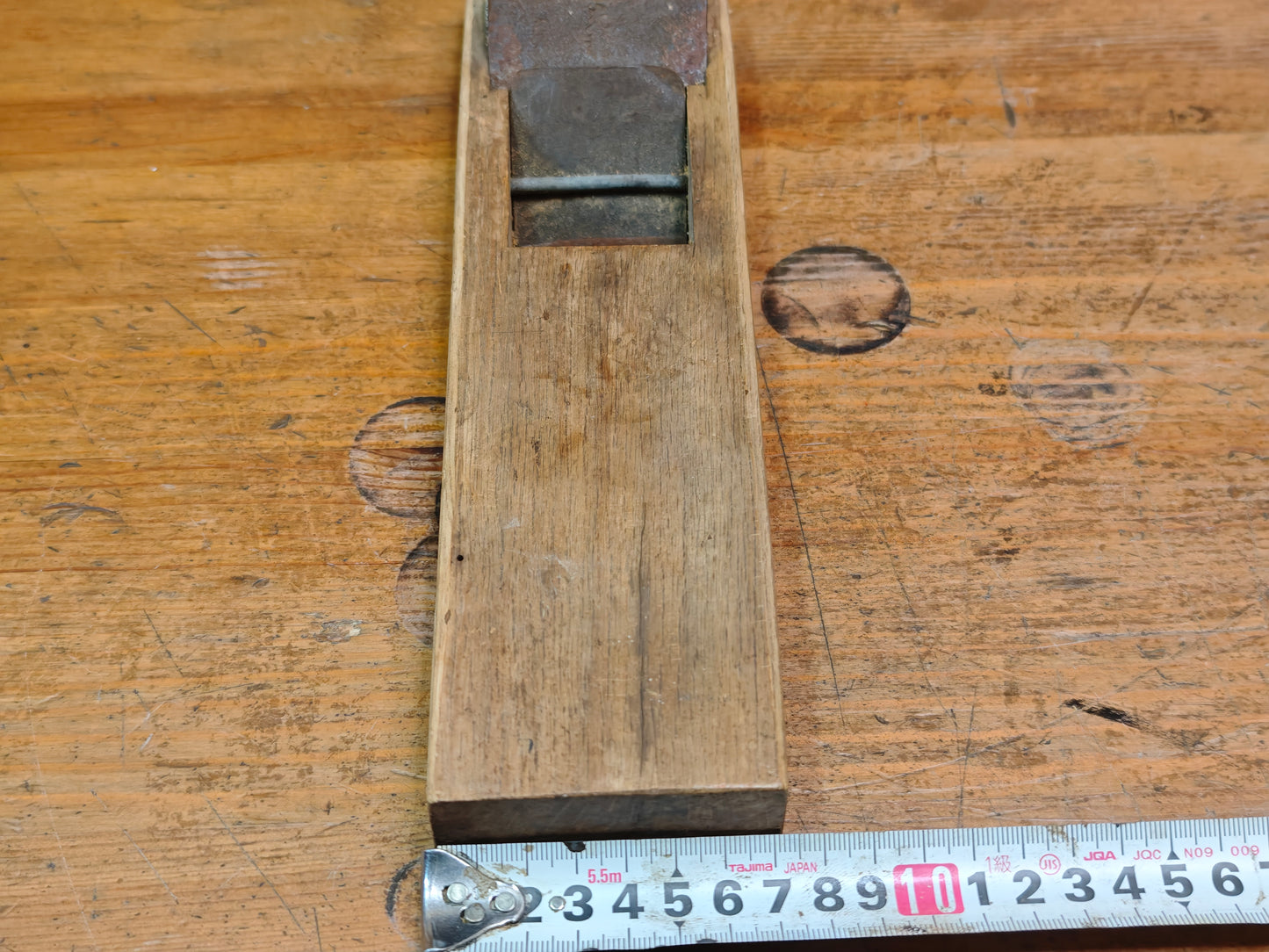 Japanese Kanna Hand Plane Vintage Carpenter Woodworking Tool Steel Blade