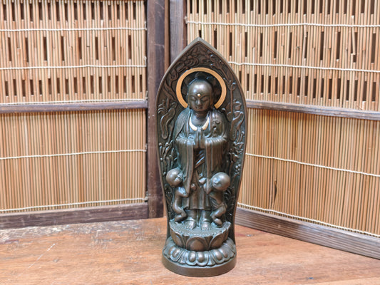 Vintage Japanese Yakushi Nyorai Buddha Statue Takaoka Healing Art
