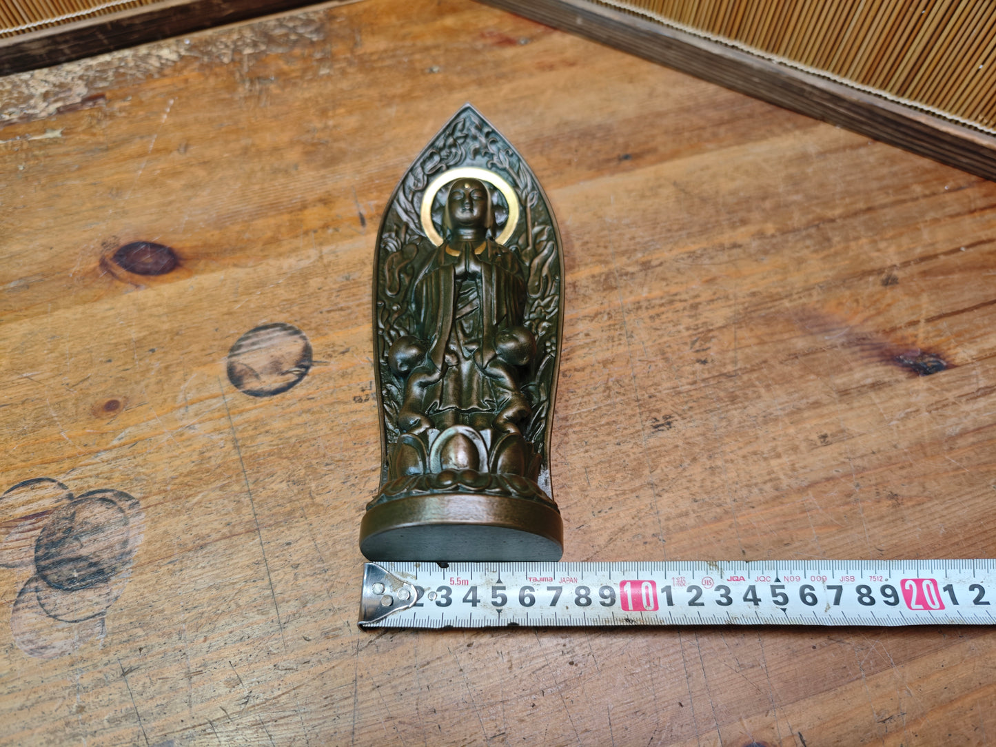 Vintage Japanese Yakushi Nyorai Buddha Statue Takaoka Healing Art