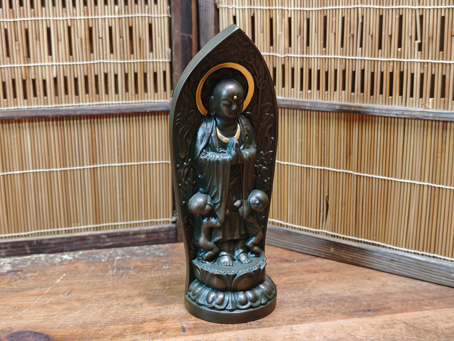 Vintage Japanese Yakushi Nyorai Buddha Statue Takaoka Healing Art