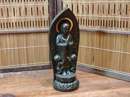 Vintage Japanese Yakushi Nyorai Buddha Statue Takaoka Healing Art