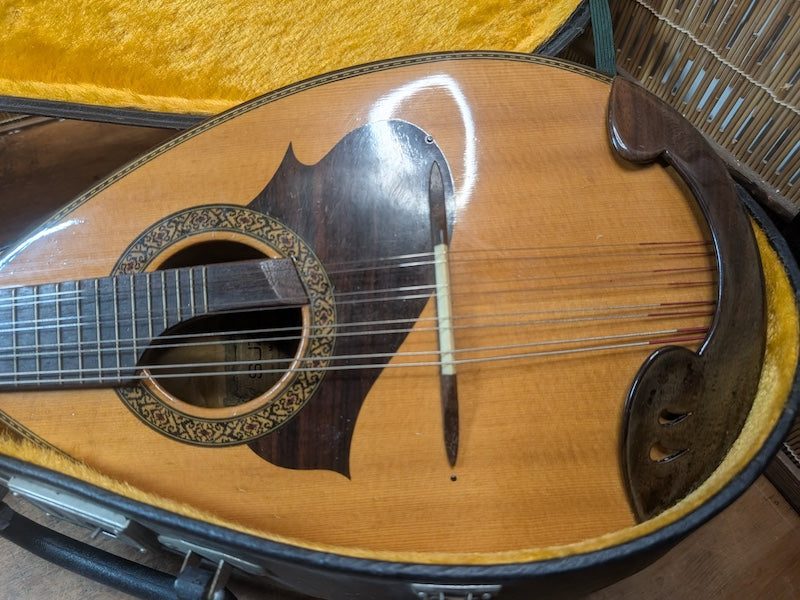 Vintage Suzuki M-215 Mandolin 1970s Japan with Original Hard Case Rare
