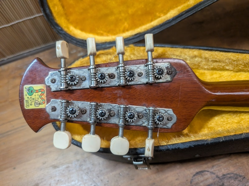Vintage Suzuki M-215 Mandolin 1970s Japan with Original Hard Case Rare