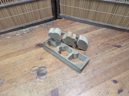 Vintage Japanese Kashigata Mold 1970s | Wagashi Wooden Sweet Mold
