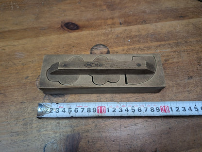 Vintage Japanese Kashigata Mold 1970s | Wagashi Wooden Sweet Mold