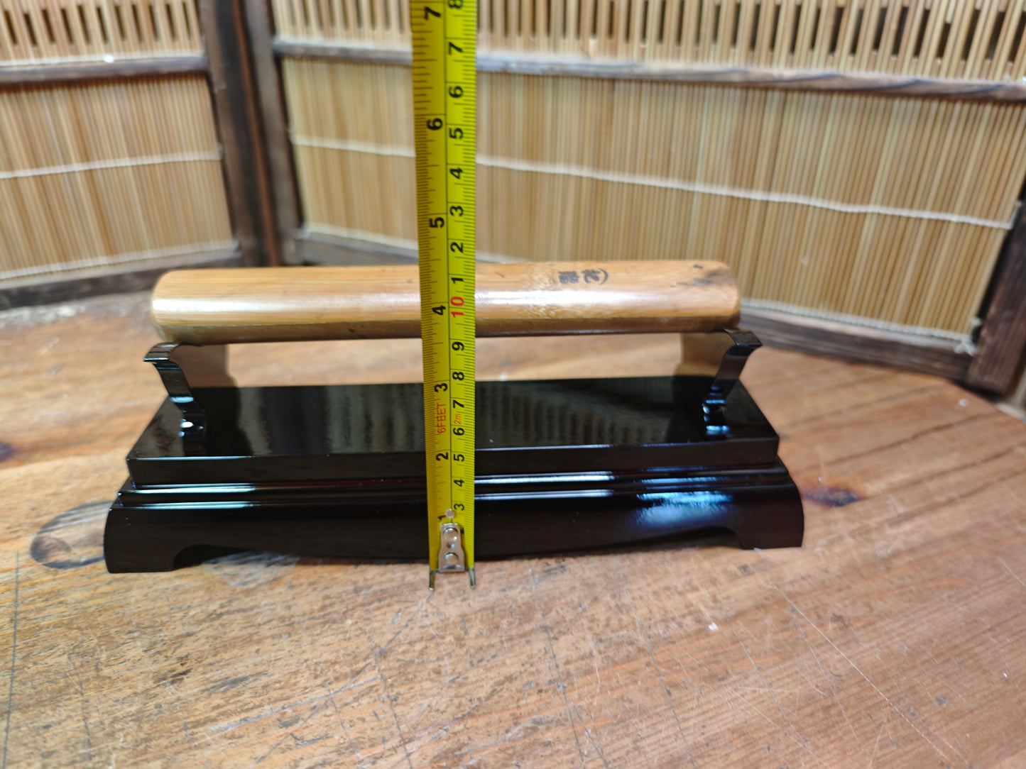 1980s Japanese Bamboo Carving Tool Signed Steel w Saya Auction JP