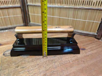 1980s Japanese Bamboo Carving Tool Signed Steel w Saya Auction JP