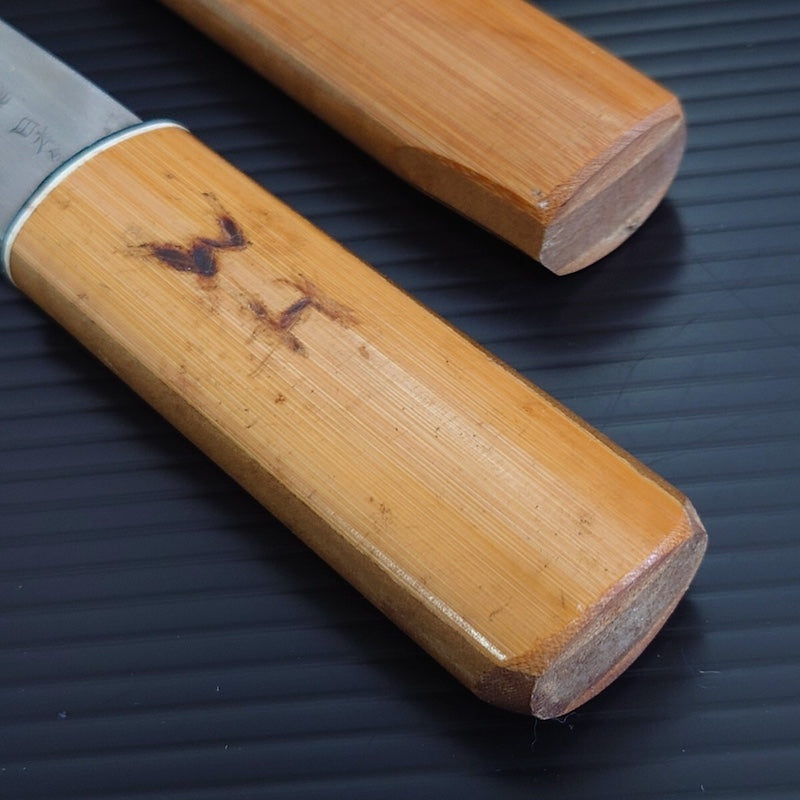 1980s Japanese Bamboo Carving Tool Signed Steel w Saya Auction JP