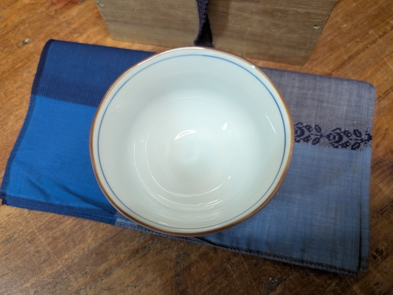 Kutani Ware Tea Cup Hand-Painted, Signed Shuyama Wabi-Sabi Japanese Art