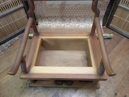 Japanese Vintage Buddha Sugi Wood Statue Large Signed Scroll Kakejiku Jpn Auction