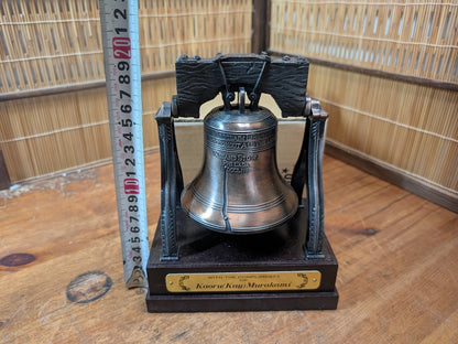 Bronze Liberty Bell Replica American Freedom Symbol Collectible Bell