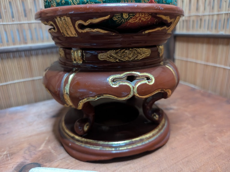 1940s Japanese Bronze Orin Bell Takaoka Buddhist Singing Bell Set Antique Japan