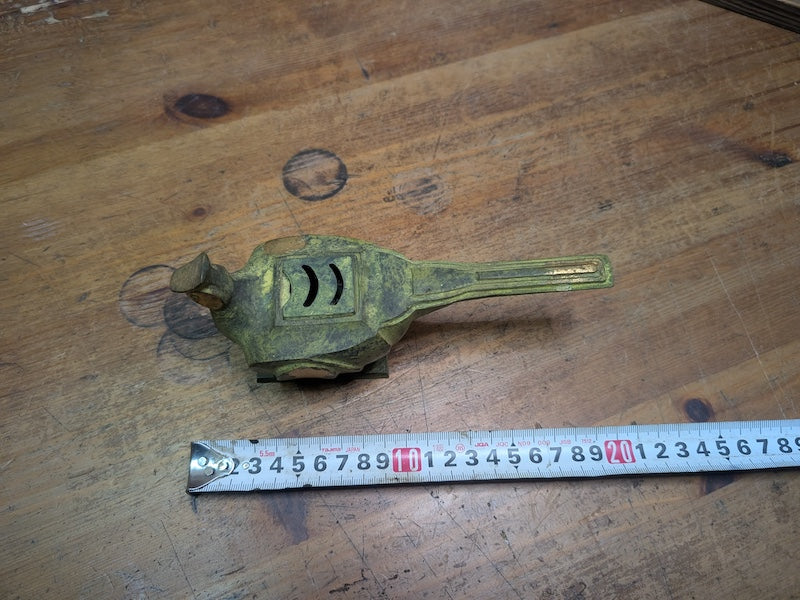 Antique Japanese Bronze Incense Burner Meiji Pheasant Koro Censer Rare